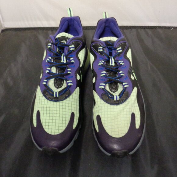 Brand New Men\'s Nike Air270 React Shoes. Size 10.5, Black/Green/Purple.  F53 main image 8